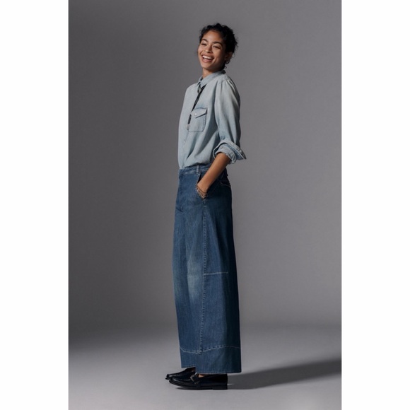 Anthropologie Pilcro Full Curve High-Rise Barrel Jeans - Picture 2 of 13